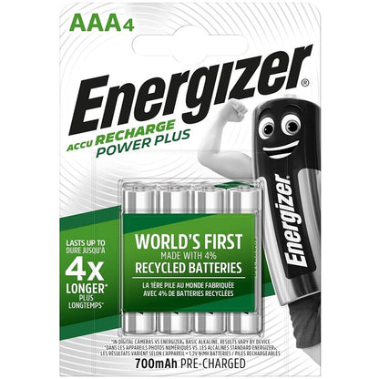 ENERGIZER - BLISTER DI BATTERIE RICARICABILI AAA4 4