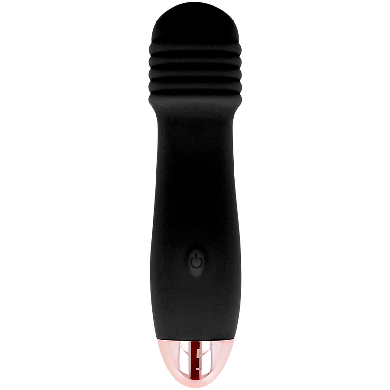 DOLCE VITA - VIBRATORE RICARICABILE TRE NERO 7 VELOCITÀ