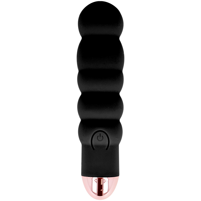 DOLCE VITA - SIX VIBRATORE RICARICABILE NERO 7 VELOCITÀ