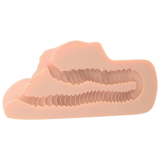 PDX PLUS - MASTURBATORE NATURALE PER VAGINA E ANO DOPPIO STROKER PERFETTO