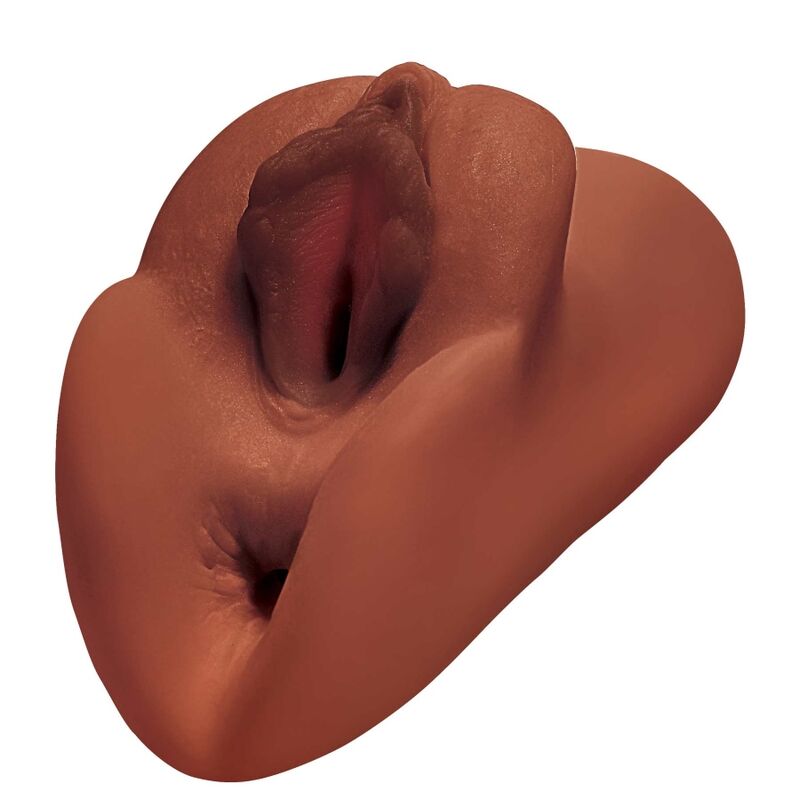 PDX PLUS - MASTURBATORE DOPPIO STROKER PERFETTO VAGINA E ANO MARRONE