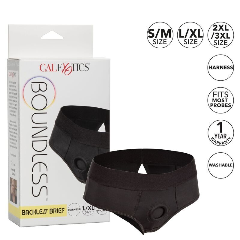 CALEXOTICS - BOUNDLESS ARNÉS CALZONCILLO CON ABERTURA TRASERA L/XL