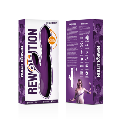 REWOLUTION - VIBRATORE FLESSIBILE REWORABBIT CON CONIGLIO