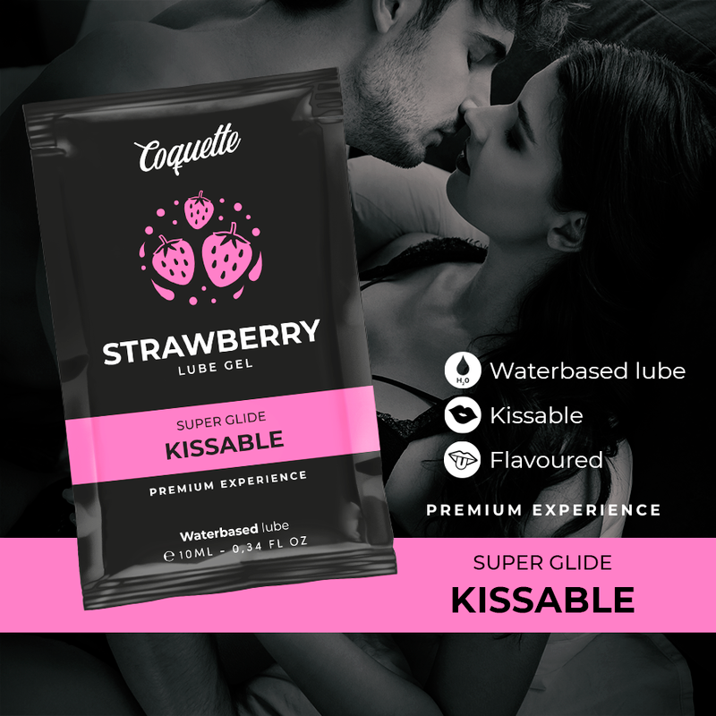 COQUETTE CHIC DESIRE - LUBRIFICANTE TASCABILE A BASE D'ACQUA FRAGOLA 10 ML