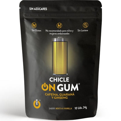 WUG GUM - CON CAFFEINA, GINSENG E GOMMA DI GUARANÁ 10 UNITÀ