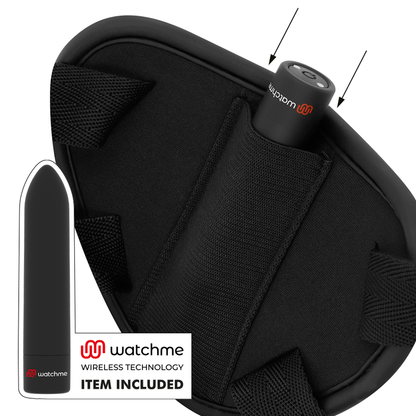 FETISH SUBMISSIVE CYBER STRAP - IMBRACATURA CON DILDO E TELECOMANDO A PROIETTILE TECNOLOGIA WATCHME S