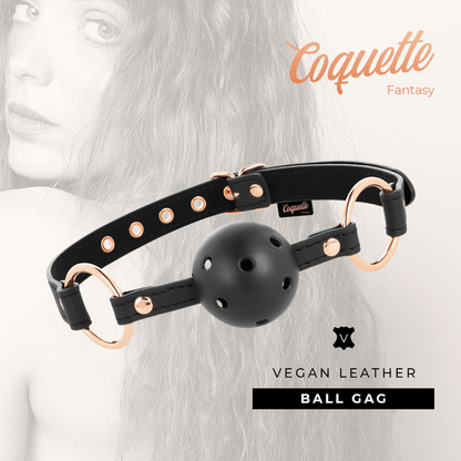 COQUETTE CHIC DESIRE - BAFFO IN PELLE VEGANA TRASPIRANTE FANTASIA