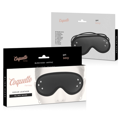 COQUETTE CHIC DESIRE - MASCHERINA OCCHI IN PELLE VEGANA FANTASY CON FODERA IN NEOPRENE