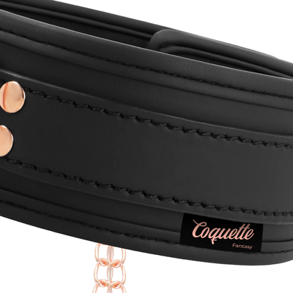 COQUETTE CHIC DESIRE - COLLARE FANTASIA CON MORSETTI PER CAPEZZOLI RIVESTITI IN NEOPRENE