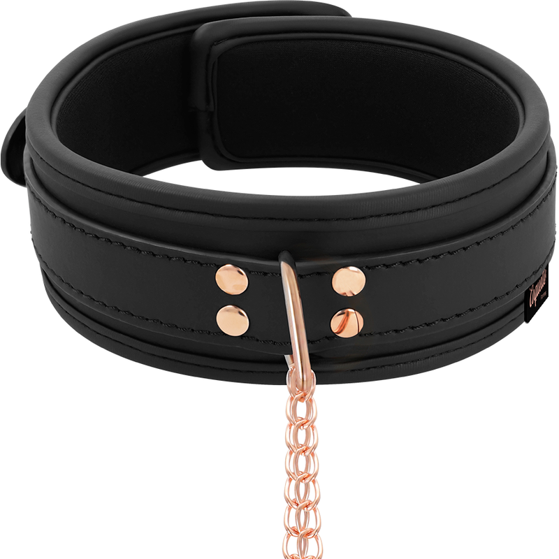 COQUETTE CHIC DESIRE - COLLARE FANTASIA CON MORSETTI PER CAPEZZOLI RIVESTITI IN NEOPRENE