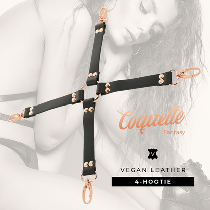 COQUETTE CHIC DESIRE - FANTASY HOG TIE PELLE VEGANA