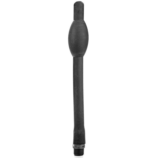 TUTTO NERO - DOCCIA ANALE GONFIABILE IN SILICONE DA 27 CM