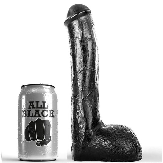 TUTTO NERO - PENE ANALE REALISTICO 23 CM