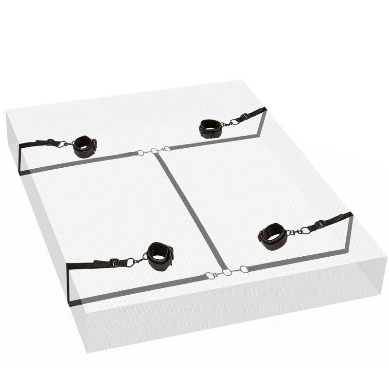 CALEXOTICS - SET DI RESISTENZA PER LETTO BOUNDLESS RED RESTRAINT