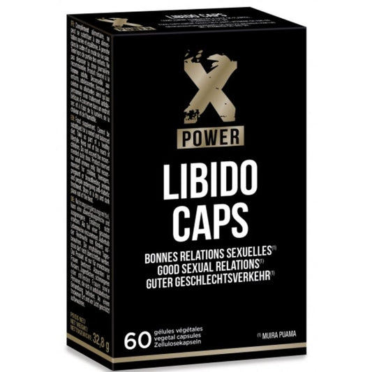 XPOWER - LIBIDO CAPS INTEGRATORE AUMENTA LA LIBIDO E IL PIACERE 60 UNITÀ