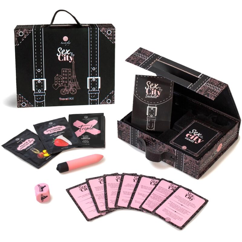 SECRETPLAY - KIT DA VIAGGIO SEX IN THE CITY (ES/EN/DE/FR/NL/PT)