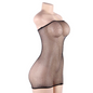 QUEEN LINGERIE - Abito a rete con strass S/L