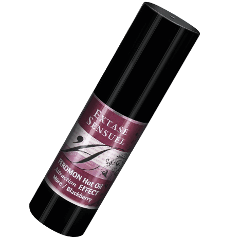 EXTASE SENSUAL - OLIO DA MASSAGGIO EFFETTO CALORE CON FEROMONI DI MORA 30 ML