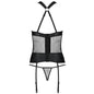 PASSION - AMANDA CORSET CUERO ECOLOGICO L/XL