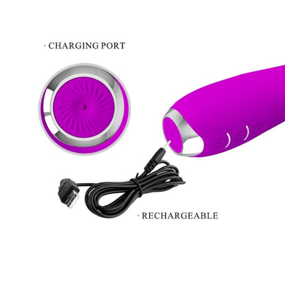 PRETTY LOVE - VIBRATORE ROTANTE RICARICABILE MOLLY