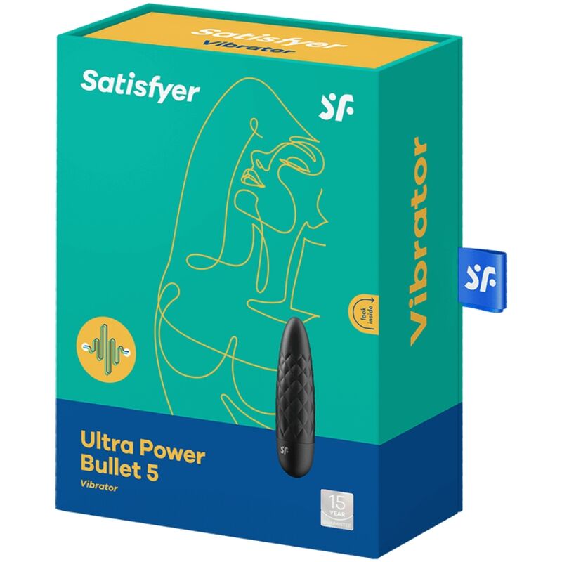 SATISFYER - ULTRA POWER BULLET 5 VIBRANTE NERO