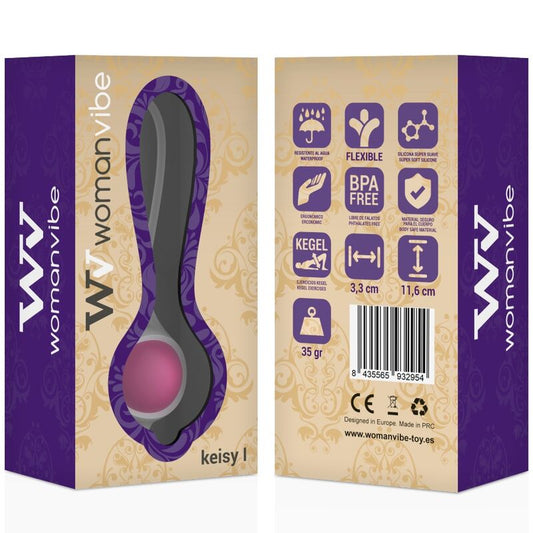 WOMANVIBE - KEISY I SFERA GEISHA IN SILICONE - ROSA