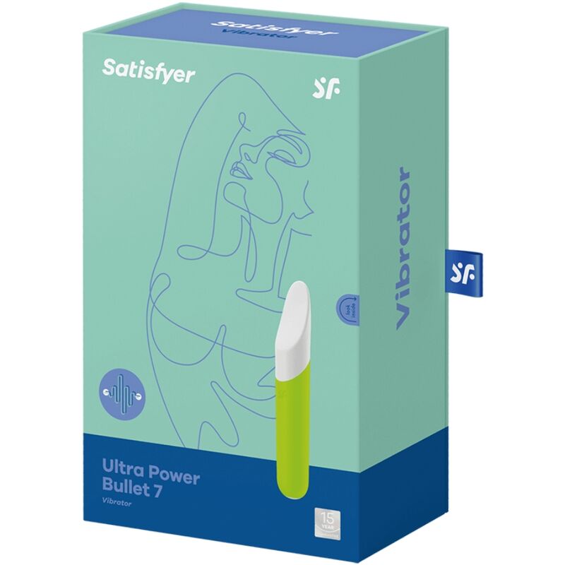SATISFYER - ULTRA POWER BULLET 7 PROIETTILE VIBRANTE VERDE