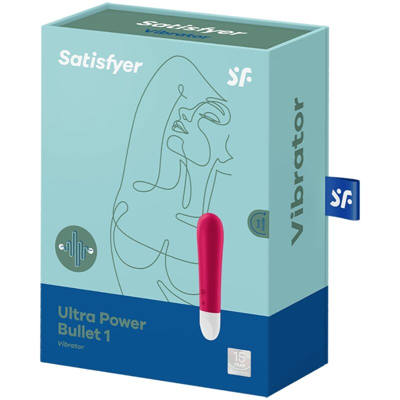 SATISFYER - PROIETTILE ULTRA POWER 1 PROIETTILE VIBRANTE ROSSO