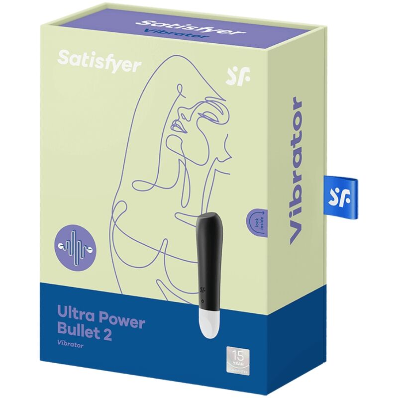 SATISFYER - ULTRA POWER BULLET 2 PROIETTILE VIBRANTE NERO
