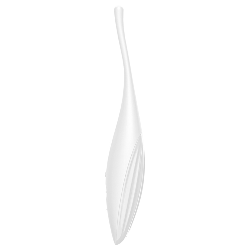 SATISFYER - STIMOLATORE CLITORIDEO TWIRLING JOY BIANCO