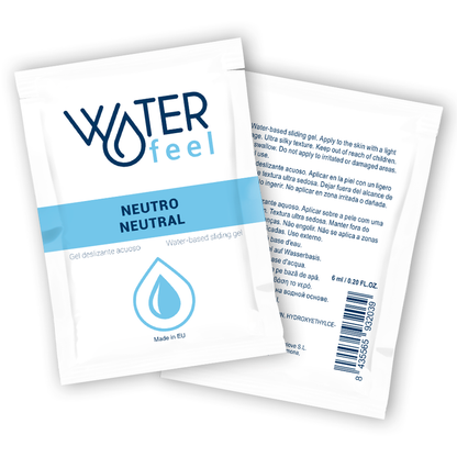 WATERFEEL - GEL SCORREVOLE NEUTRO A BASE D'ACQUA 6 ML