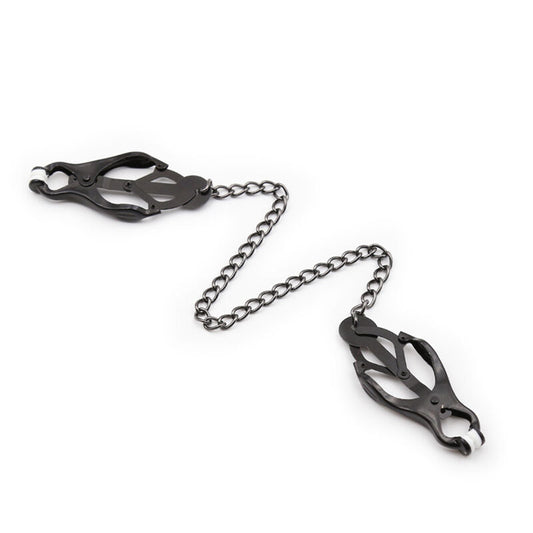 OHMAMA FETISH - MORSETTI PER CAPEZZOLI GIAPPONESI CON CATENA NERA