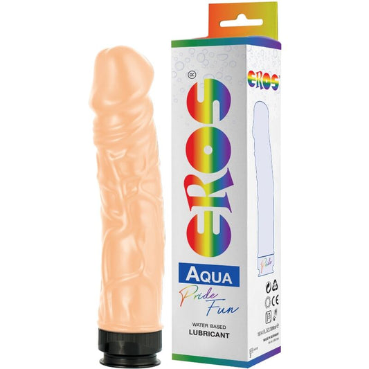 PRIDE - EROS AQUA LGBT PRIDE DILDO CON LUBRIFICANTE A BASE D'ACQUA