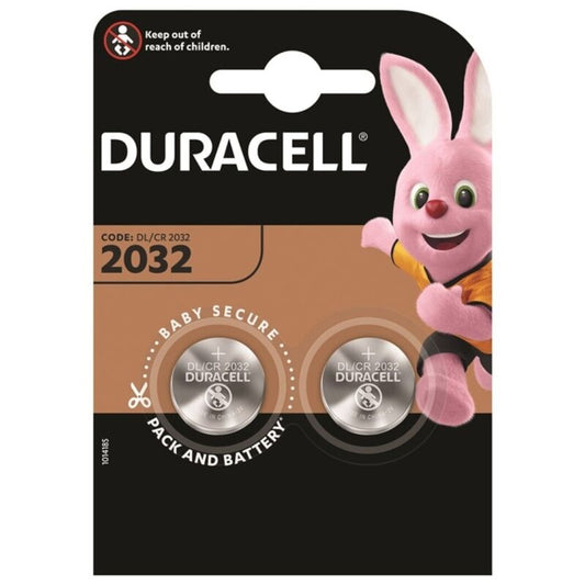 DURACELL - BATTERIA A BOTTONE AL LITIO CR2032 3V BLISTER*2