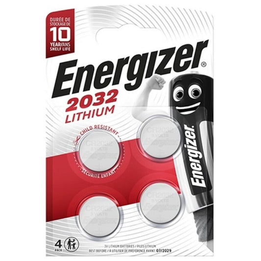 ENERGIZER - BATTERIA A BOTTONE AL LITIO CR2032 3V BLISTER*4