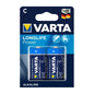 VARTA - BATTERIA ALCALINE LONGLIFE POWER C LR14 BLISTER*2