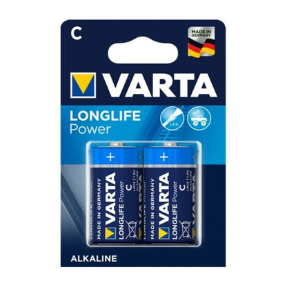 VARTA - BATTERIA ALCALINE LONGLIFE POWER C LR14 BLISTER*2