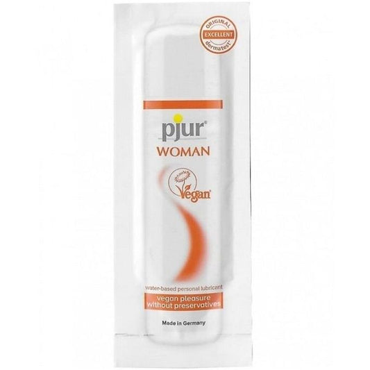 PJUR - LUBRIFICANTE VEGANO A BASE D'ACQUA DONNA 2 ML