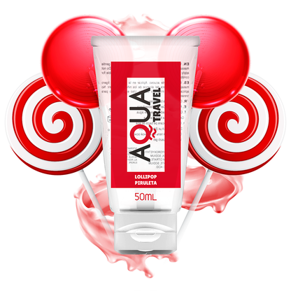 AQUA TRAVEL - LUBRIFICANTE A BASE D'ACQUA GUSTO LECCA-LECCA - 50 ML