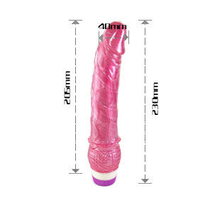 DANCE - VIBRATORE ROSSO REALISTICO 23 CM