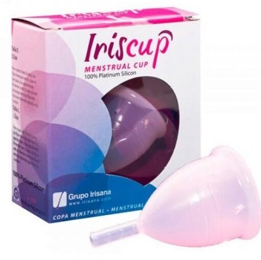 IRISCUP - COPPA MESTRUALE PICCOLA ROSA + SACCHETTO STERILIZZATORE IN OMAGGIO
