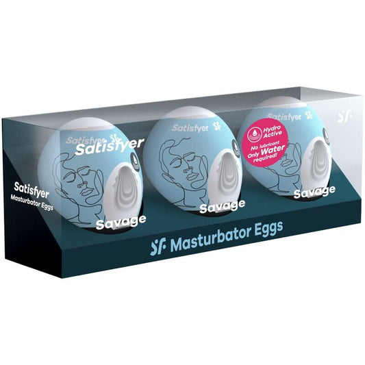 SATISFYER - 3 UOVA MASTURBATORI SELVAGGI