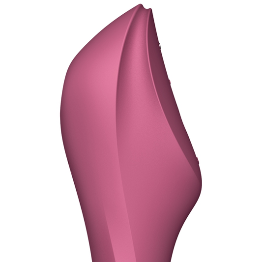 SATISFYER - CURVY TRINITY 3 STIMOLATORE E VIBRATORE ROSSO