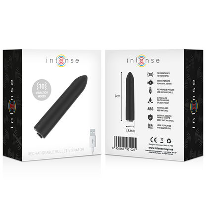 INTENSO - PROIETTILE VIBRANTE 10 MODALITÀ DI VIBRAZIONE