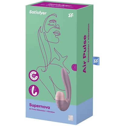 SATISFYER - SUPERNOVA STIMOLATORE E VIBRATORE ROSA