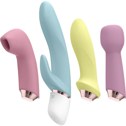 SATISFYER - MERAVIGLIOSO SET DI QUATTRO VIBRATORI E SUCCHIATORI