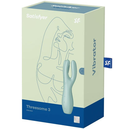 SATISFYER - VIBRATORE VERDE A TRE 3 VIBRATORI