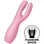 SATISFYER - VIBRATORE VERDE A TRE 3 VIBRATORI