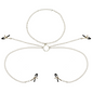 OHMAMA FETISH - 4 PINZAS PEZONES CON COLLAR DE CADENAS