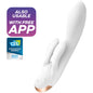 SATISFYER - VIBRATORE DOPPIO FLEX APP NERO
